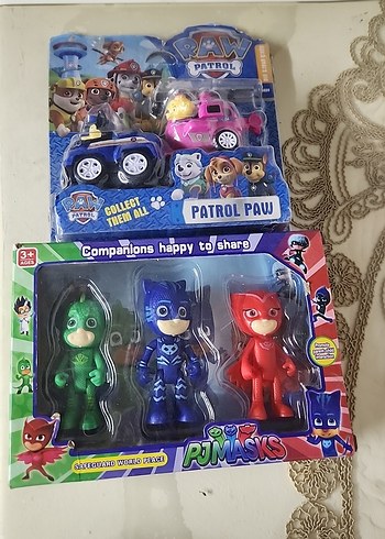 PAW Patrol ve PJ Masks Figür Seti