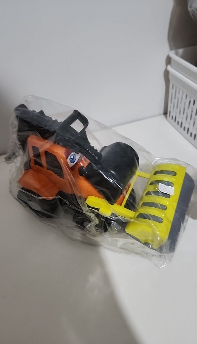 Turuncu Renkli Oyuncak Kepçe - Görsel 2