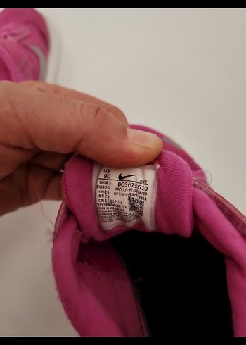 Kız Çocuk Pembe Cırt Cırtlı Spor Ayakkabı - Görsel 2