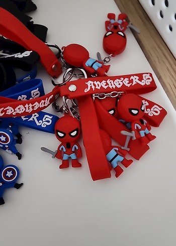 Renkli Rock Punk Kadın Anahtarlık Tane fiyatıdır - Görsel 3