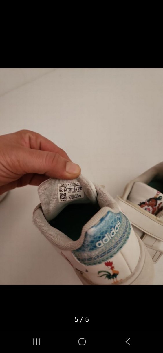 Kız Çocuk Beyaz Cırt Cırtlı Spor Ayakkabı - Görsel 3