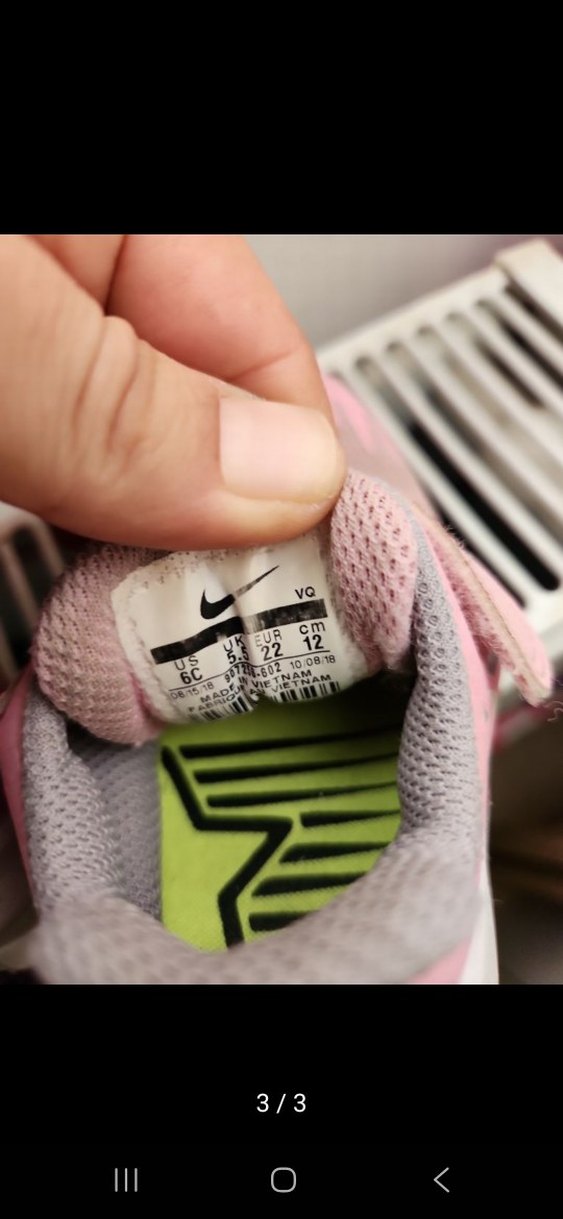 Kız Çocukları için Pembe Cırtlı Spor Ayakkabı - Görsel 3