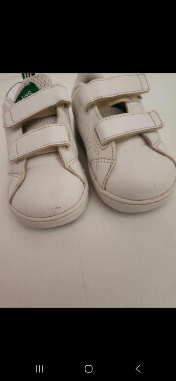 Erkek Çocuk Beyaz Adidas Cırt Cırtlı Spor Ayakkabı - Görsel 4