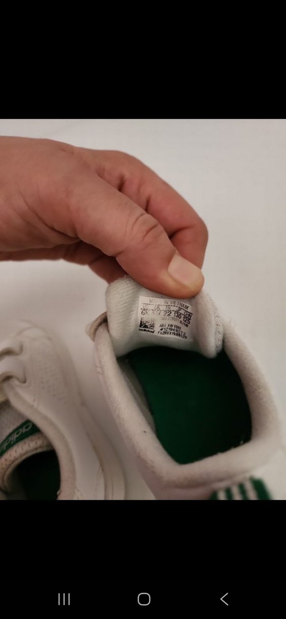 Erkek Çocuk Beyaz Adidas Cırt Cırtlı Spor Ayakkabı - Görsel 5