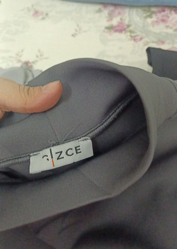 Gri Kadın Rahat Kesim Pantolon tunik takım - Görsel 3