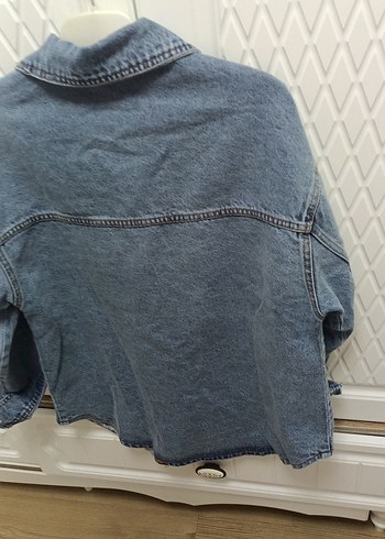 Mavi Kadın Denim Ceket Düğmeli Rahat Kesim - Görsel 3