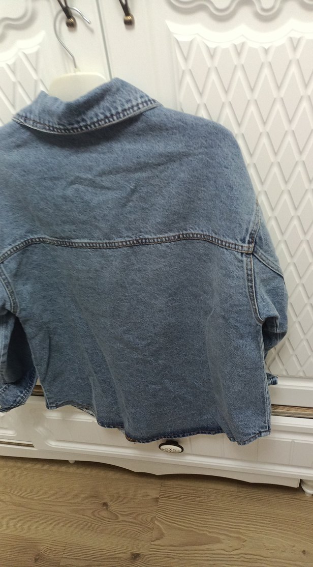 Mavi Kadın Denim Ceket Düğmeli Rahat Kesim - Görsel 3