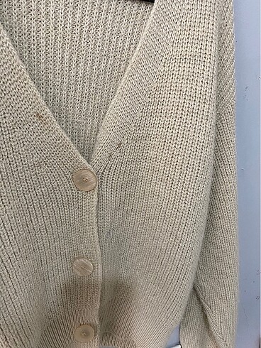 m Beden Krem oversize hırka