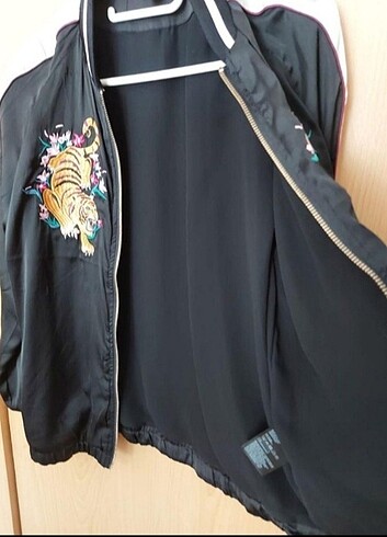 m Beden siyah Renk H&M Bomber Ceket