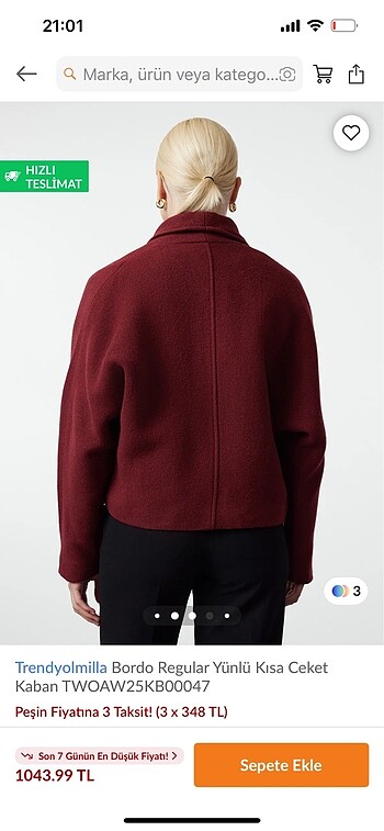 36 Beden bordo Renk Kaban