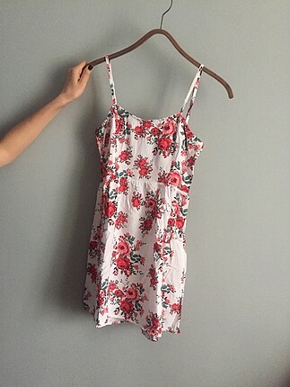 Çiçek desenli mini elbise H&M