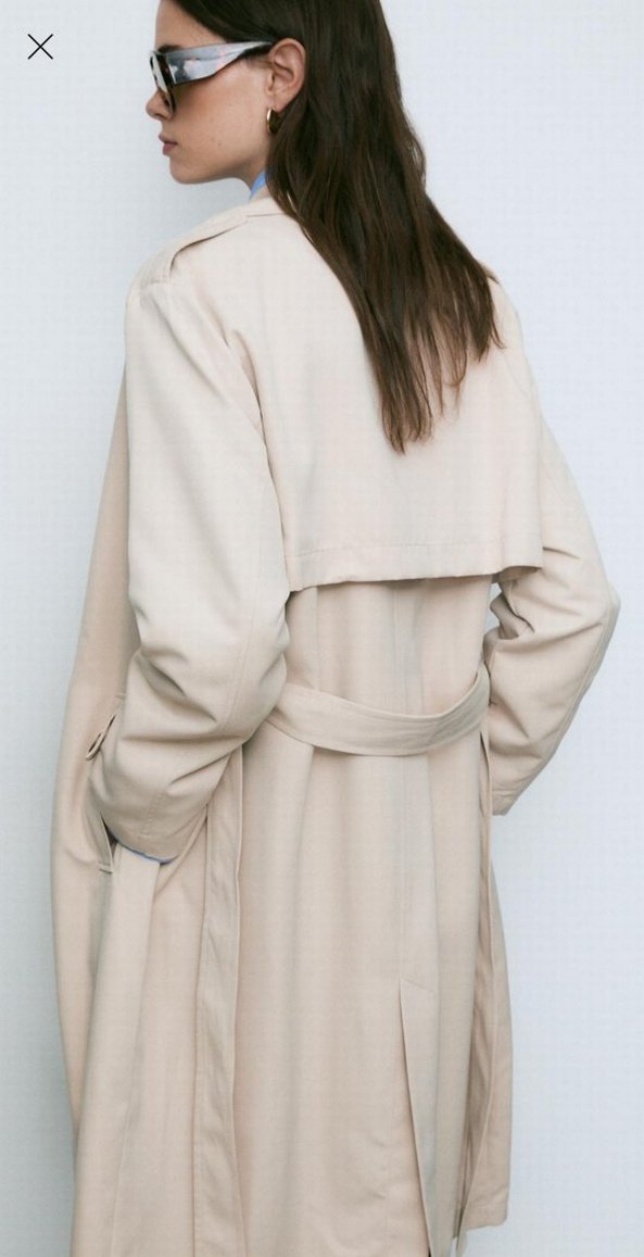 Bej Midi Kadın Trençkot - Görsel 2