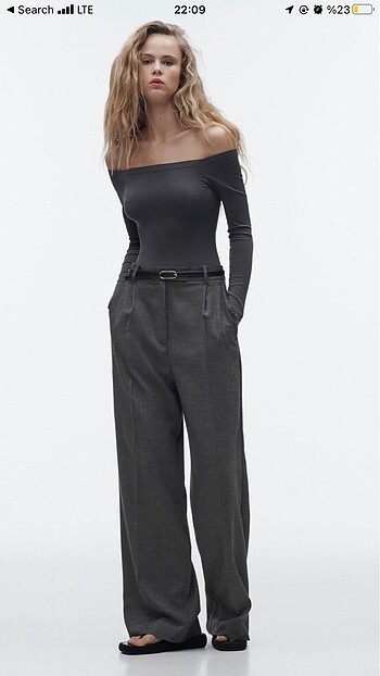 Zara wide leg pantolon