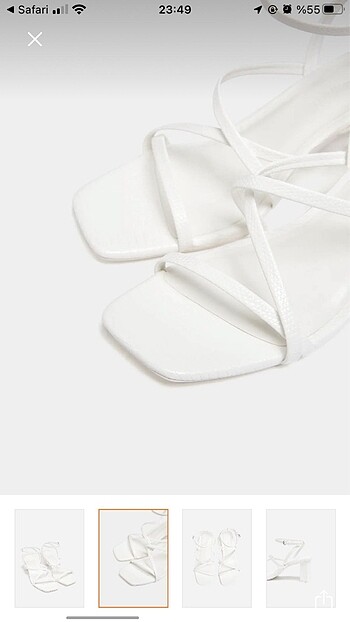 Pull and Bear Pull and bear çapraz bantlı sandalet