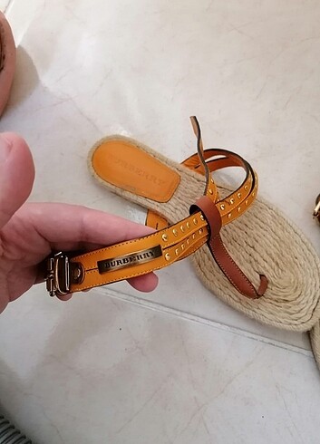 39 Beden Burberry kadın sandalet 