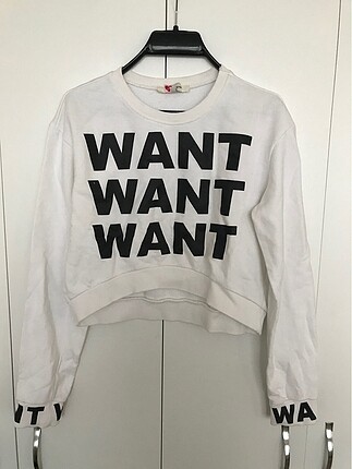 Crop sweatshirt