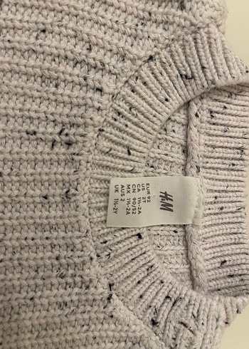 24-36 Ay Beden kahverengi Renk 3 Adet H&M Kazak