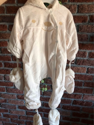 universal Beden ten rengi Renk Bi baby 74cm tulum yeni etiketli tavşan tamalı