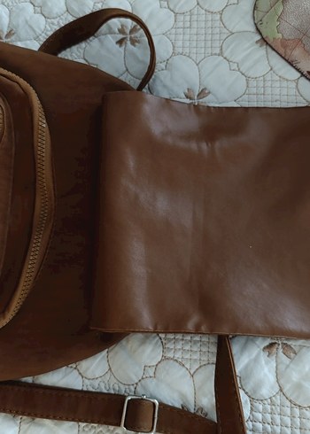 Kahverengi Sırt Çantası - Görsel 5