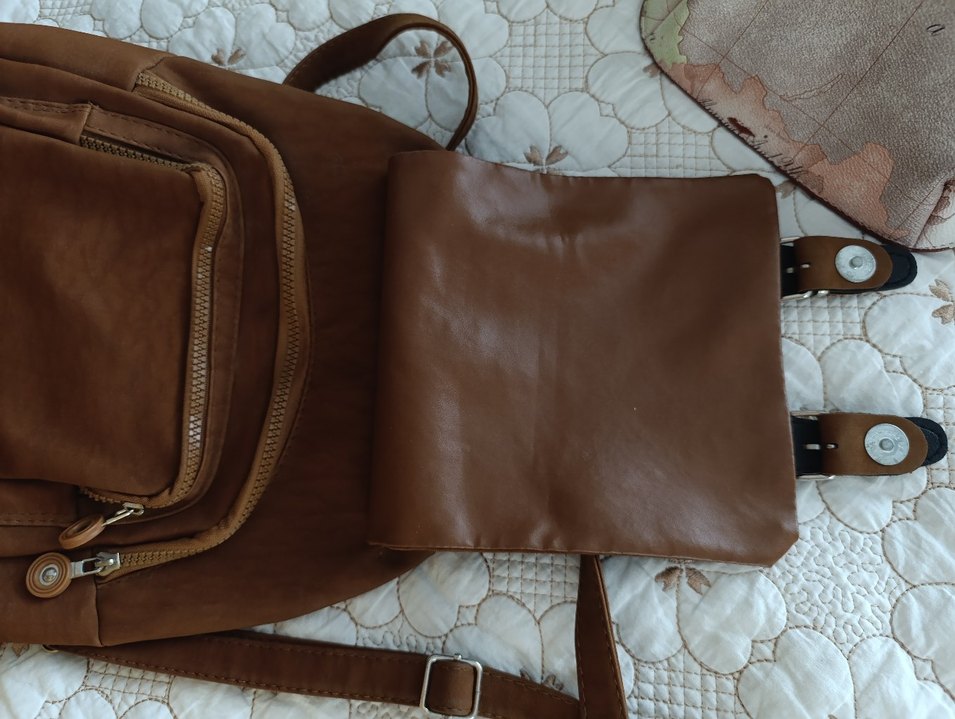 Kahverengi Sırt Çantası - Görsel 5