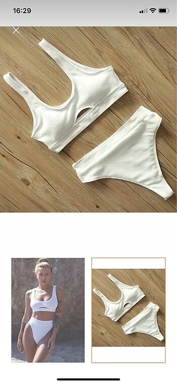 Trendyol & Milla Göğüs dekolteli bikini takımı