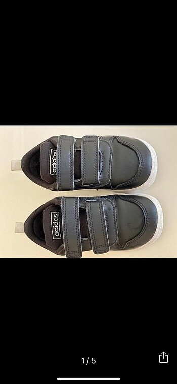 23 Beden siyah Renk Adidas Erkek Çocuk Ayakkabısı