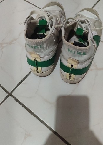 nike blazer Beyaz Yeşil Spor Ayakkabı - Görsel 2