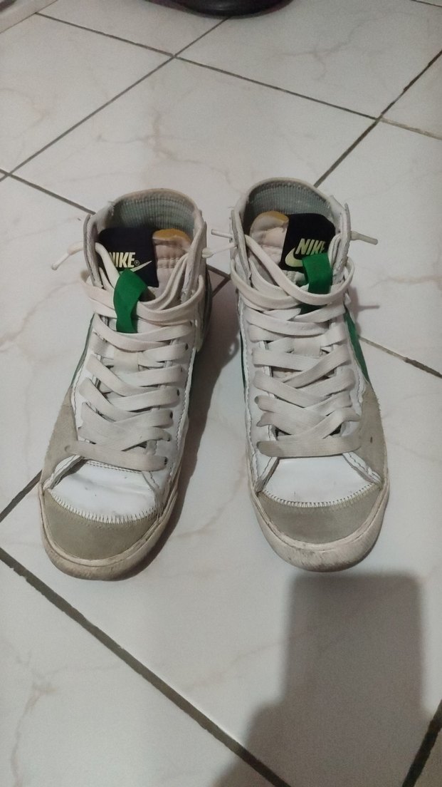 nike blazer Beyaz Yeşil Spor Ayakkabı - Görsel 3