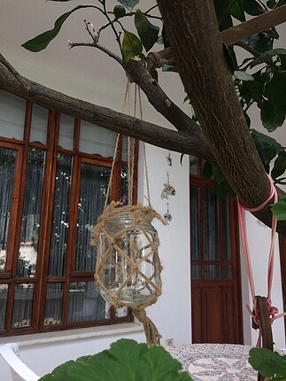 El yapımı bahçe balkon süsü