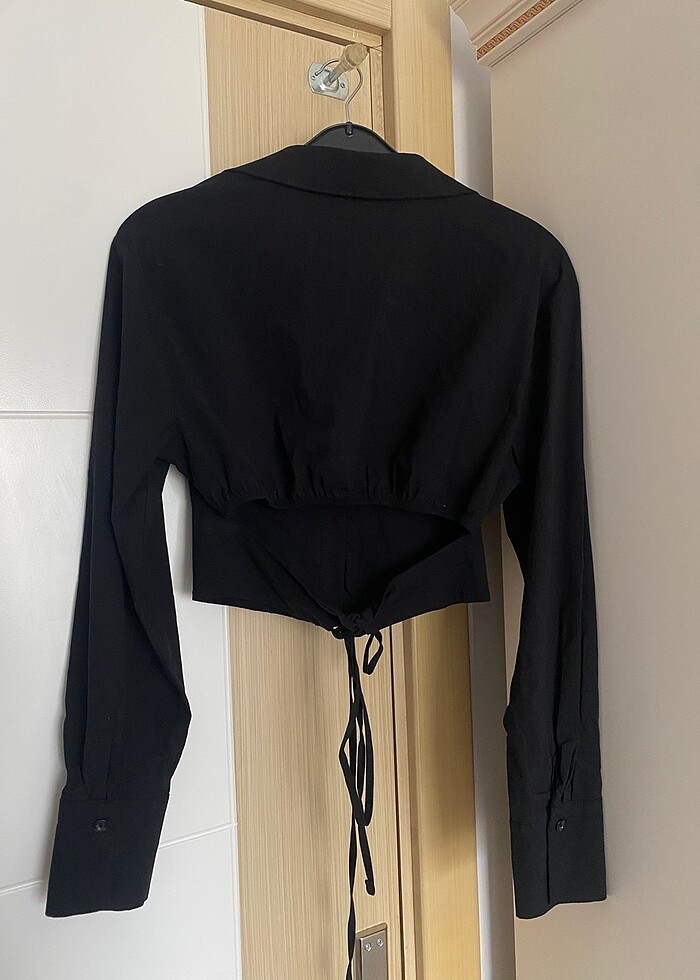 Korse Detaylı Gömlek - Görsel 4