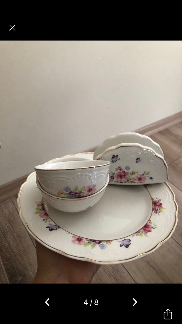 Schafer 34 PARÇA KAHVALTI TAKIMI PORSELEN - Görsel 2