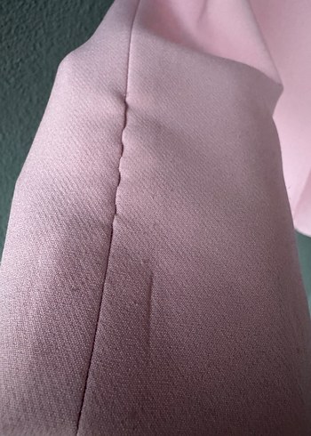 PEMBE KRUVAZE BLAZER CEKER - Görsel 5