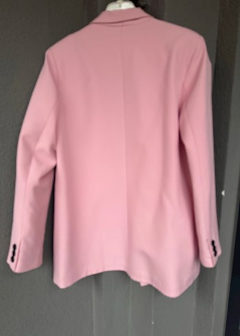 PEMBE KRUVAZE BLAZER CEKER - Görsel 3