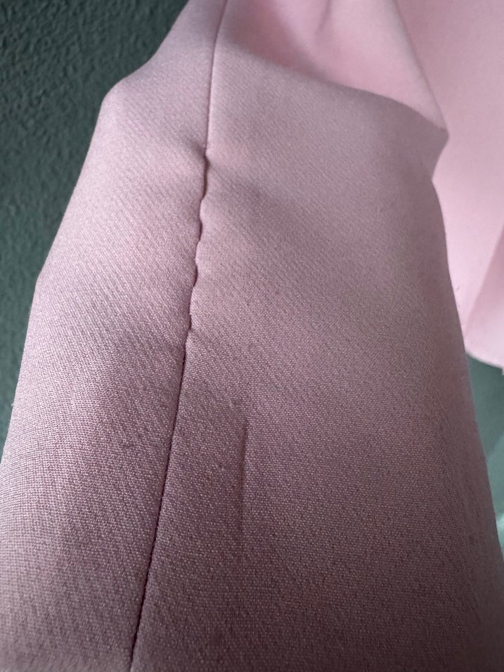 PEMBE KRUVAZE BLAZER CEKER - Görsel 5