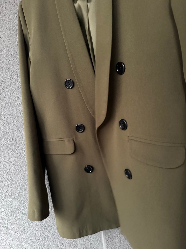 HAKİ KRUVAZE BLAZER CEKET - Görsel 3