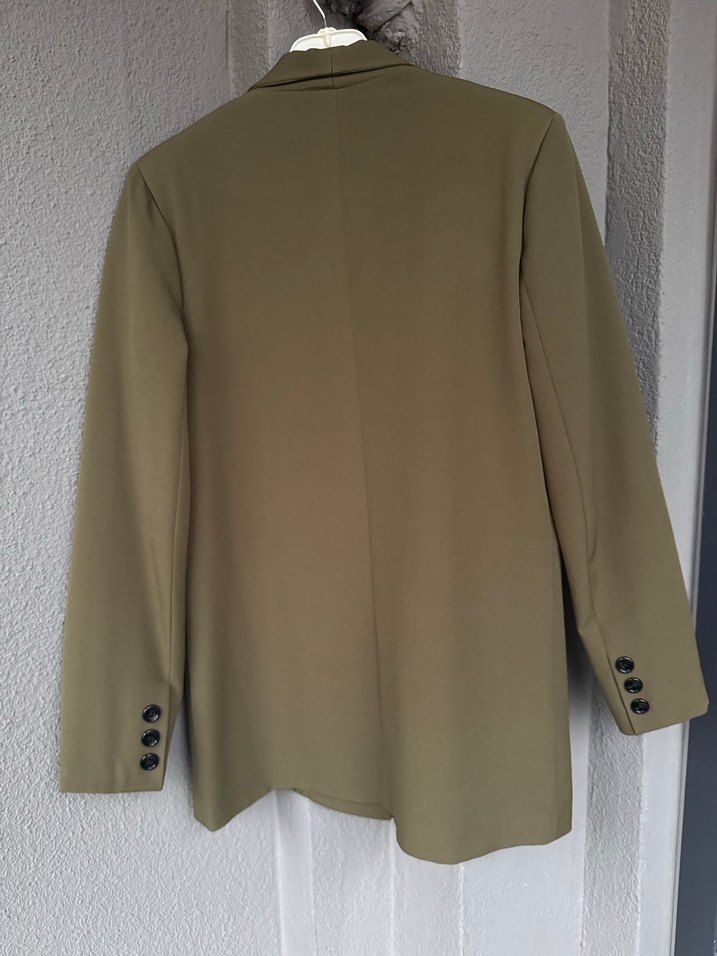 HAKİ KRUVAZE BLAZER CEKET - Görsel 2