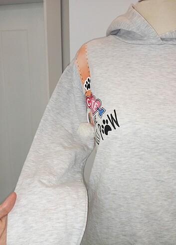 12-13 Yaş Beden ten rengi Renk Sweatshirt