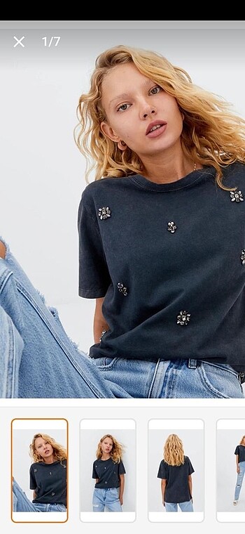 xs Beden Stradivarius tshirt