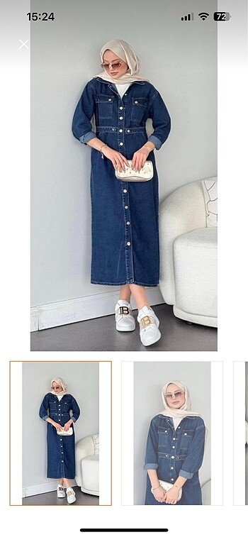 Diğer Denim elbise