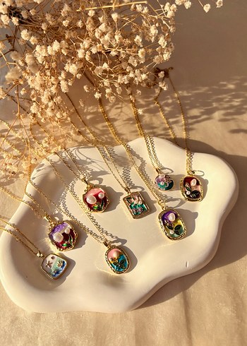 Beden Renkli İşlemeli Pinterest Midi Kolye