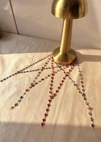 Accessorize Renkli Boncuklu Uzun Y Kadın Kolye