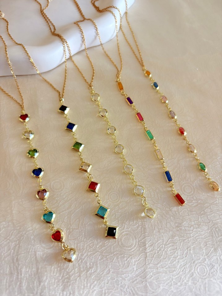 Renkli Y Kolye - Görsel 3