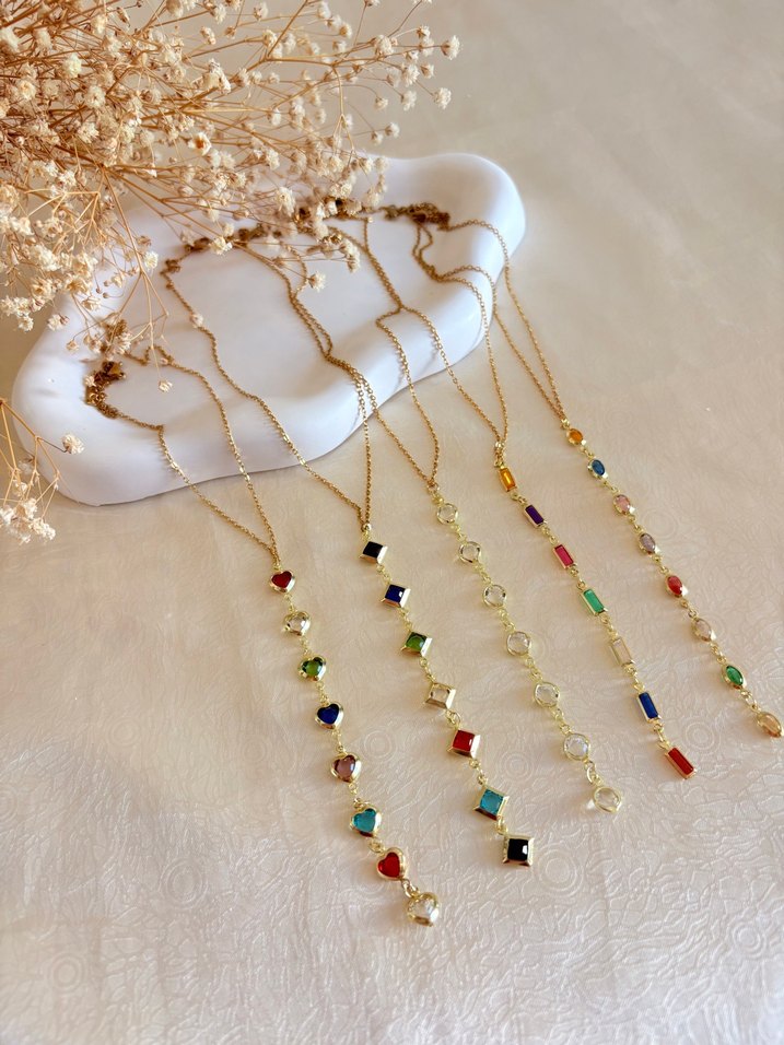 Çelik Kalpli Y Kolye - Görsel 3