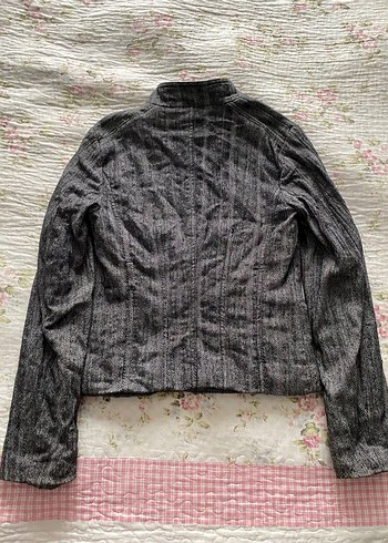 s Beden gri Renk vintage chanel tarzı ceket