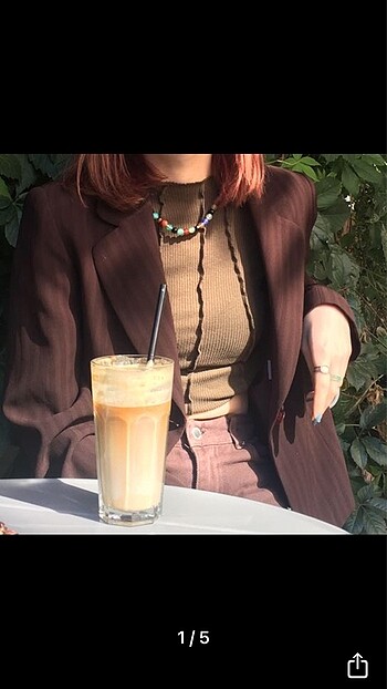 american vintage kahverengi ceket