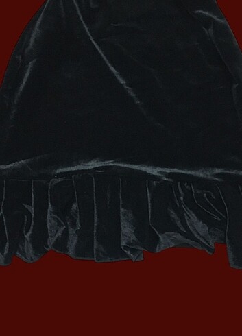 xs Beden siyah Renk Pileli Gotik Elbise