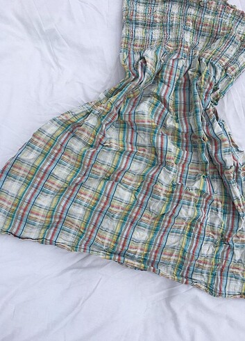 xs Beden Lastikli Mini Elbise