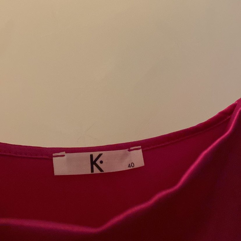 Fuşya Saten Drapeli Mini Elbise — görsel 3/6