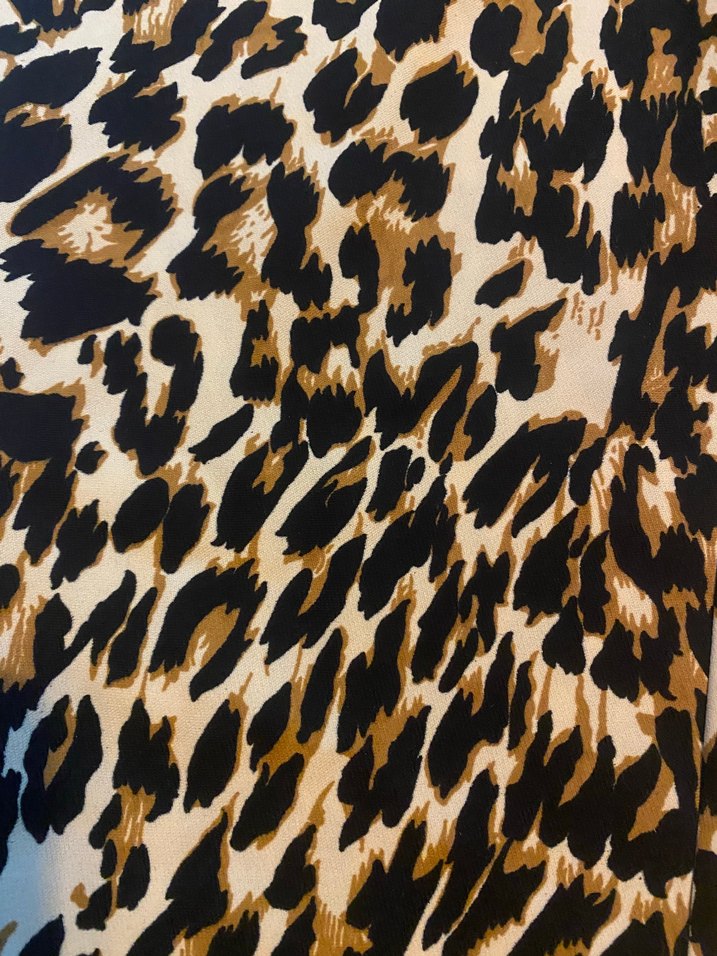 Leopar Desenli Rahat Yüksek Bel Pantolon — görsel 4/7