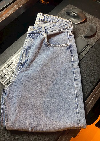 Defacto Acik Mavi Rahat Kesim Denim Jean